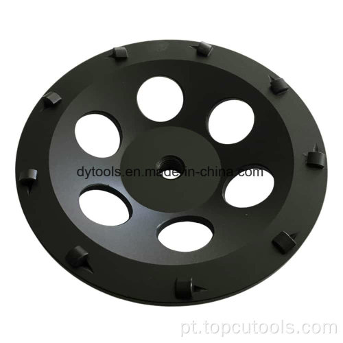 PCD Retinging Cup Wheel Diamond Tools Disc for Epoxy Piso Remoção